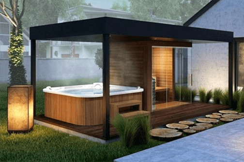 Jacuzzi, szauna kiépítése