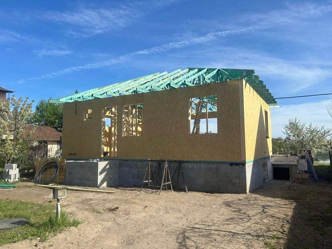 Készház építés ár kivitelezés közben